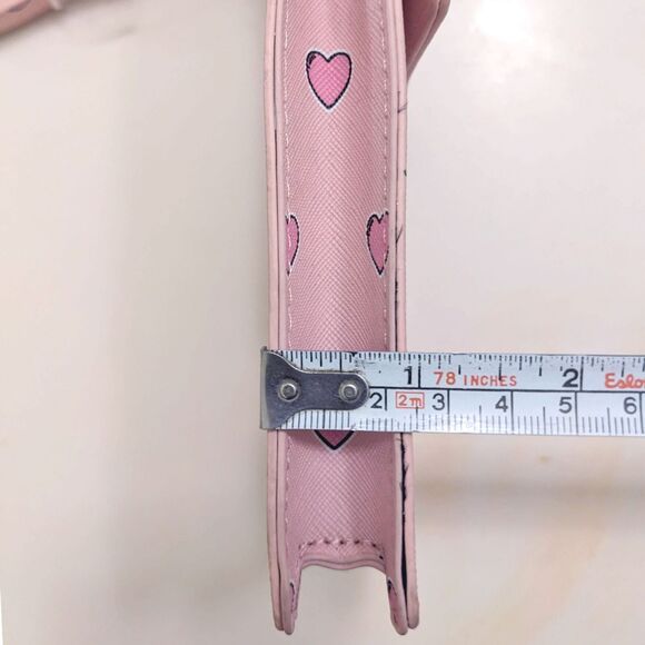 Madden Girl Purse Bag Womens Wallet Crossbody Pink Heart Coquette Cutecore New - Picture 7 of 8